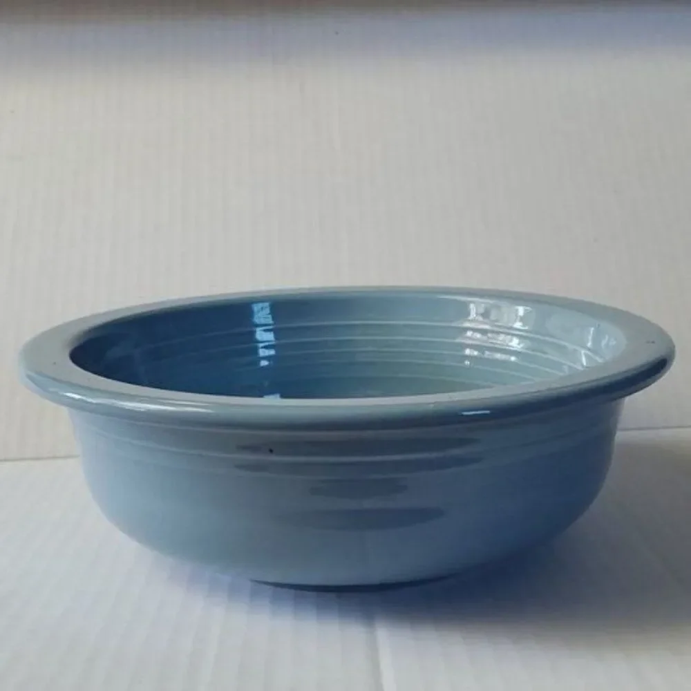 Fiestaware Fiesta Vintage Vegetable SERVING Bowl Dish Periwinkle Blue CERAMIC